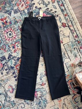 Brand New Aritzia Wilfred Black Strata Low Rise Pants Size 10